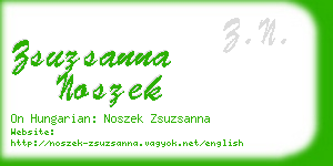 zsuzsanna noszek business card